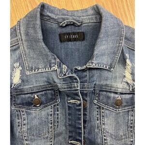 CP Jeans Blue Jean Sleeveless Vest Sz XL